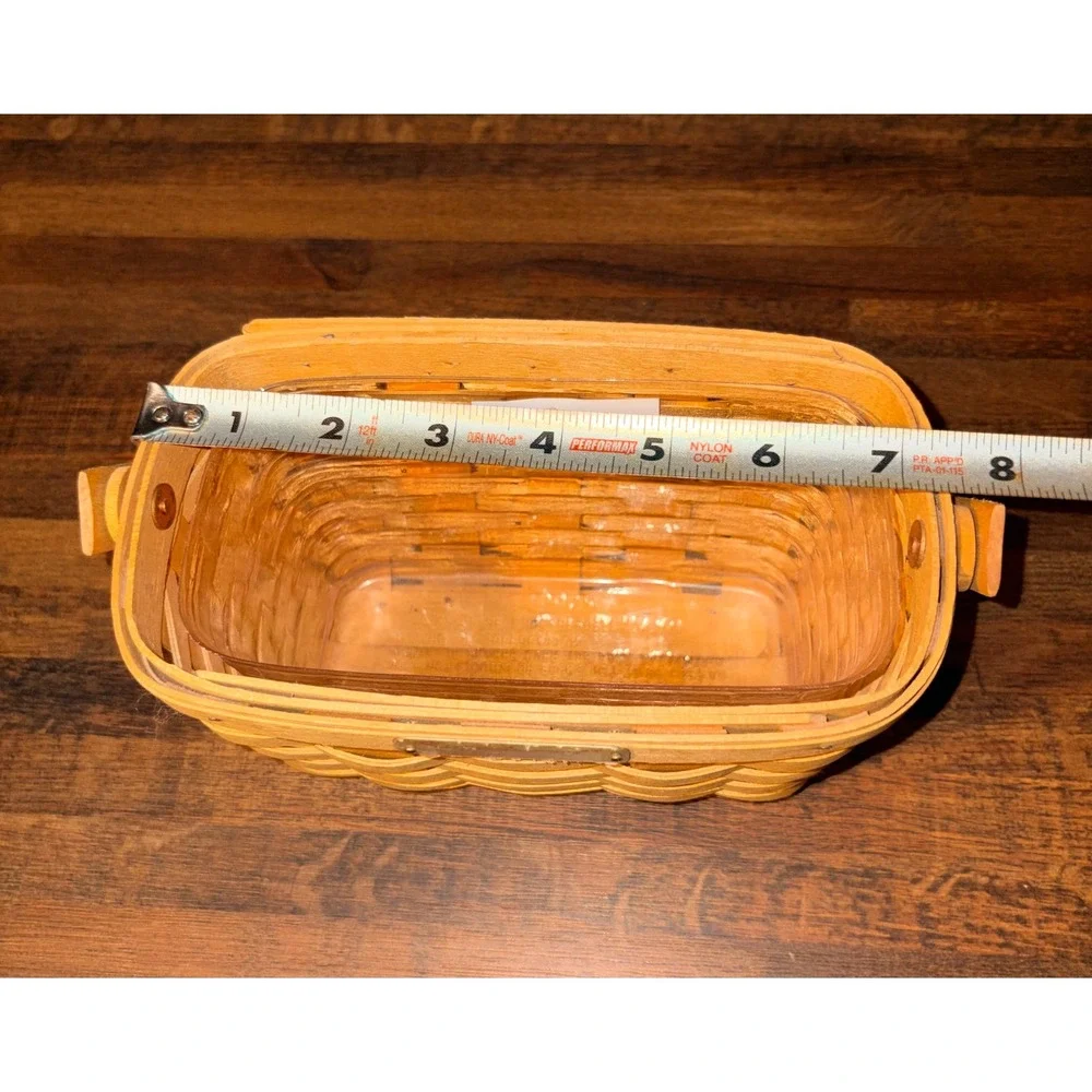 Longaberger 1998 Edition Dresden‎ Tour Basket II with Liner Handwoven signed